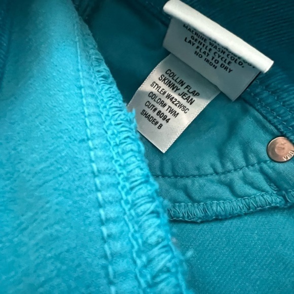 Hudson Collin Flap Skinny Corduroy Jeans made in the Usa Pants 2 Button - Picture 8 of 10